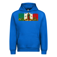 Cobalt lady of guadalupe mexican flag Urban Hoodie - JahusDesignShop