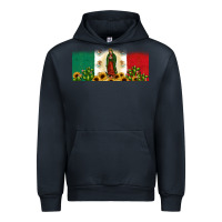 Navy lady of guadalupe mexican flag Urban Hoodie - JahusDesignShop