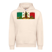 Sandshell lady of guadalupe mexican flag Urban Hoodie - JahusDesignShop