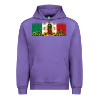 Tulip lady of guadalupe mexican flag Urban Hoodie - JahusDesignShop