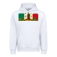 White lady of guadalupe mexican flag Urban Hoodie - JahusDesignShop
