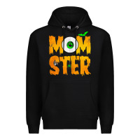 Black womens momster tshirt halloween scary costume mom t shirt Premium Hoodie - maiPhamDesign