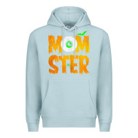 Blue Mist womens momster tshirt halloween scary costume mom t shirt Premium Hoodie - maiPhamDesign