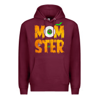 Burgundy womens momster tshirt halloween scary costume mom t shirt Premium Hoodie - maiPhamDesign