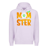 Lilac womens momster tshirt halloween scary costume mom t shirt Premium Hoodie - maiPhamDesign