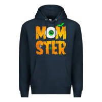 Navy womens momster tshirt halloween scary costume mom t shirt Premium Hoodie - maiPhamDesign