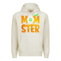 Oatmeal Heather womens momster tshirt halloween scary costume mom t shirt Premium Hoodie - maiPhamDesign