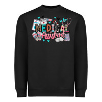 Black medical assistant Heavyweight Sweatshirt - BarkalooDesign