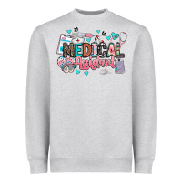 Heather Grey medical assistant Heavyweight Sweatshirt - BarkalooDesign