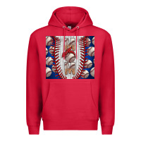Cardinal Baseball Mom Premium Hoodie - CowhideDigitalArt
