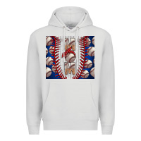 Dove Grey Baseball Mom Premium Hoodie - CowhideDigitalArt