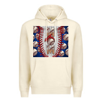 Sandshell Baseball Mom Premium Hoodie - CowhideDigitalArt