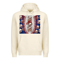 Tofu Baseball Mom Premium Hoodie - CowhideDigitalArt