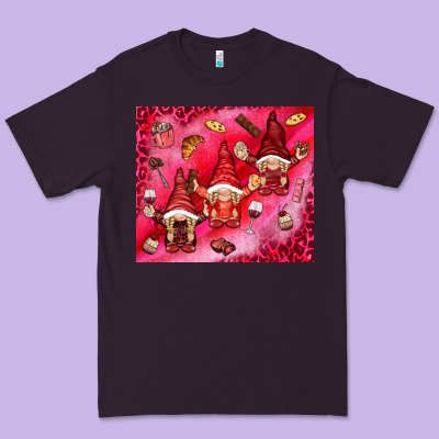Gnomies With Food Elements Tumbler Hjf Premium Tee Designed By Howdyjamesfarm