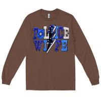 Chestnut Police wife Long Sleeve Tee - FaDigitalArtStudio