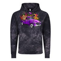 Cloud Black Mardi Gras Truck King's Cake Vintage Hoodie - FaDigitalArtStudio