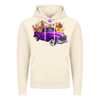 Vintage Artic Mardi Gras Truck King's Cake Vintage Hoodie - FaDigitalArtStudio