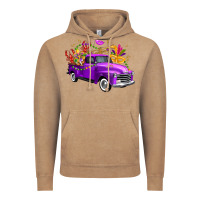 Vintage Coffee Mardi Gras Truck King's Cake Vintage Hoodie - FaDigitalArtStudio