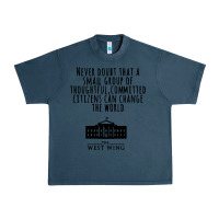 Midnight Navy West Wing My Favorite People Urban Heavy Tee - maiPhamDesign
