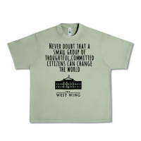 Oil Green West Wing My Favorite People Urban Heavy Tee - maiPhamDesign