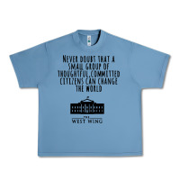 Pebble Blue West Wing My Favorite People Urban Heavy Tee - maiPhamDesign