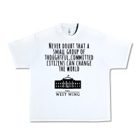 White West Wing My Favorite People Urban Heavy Tee - maiPhamDesign