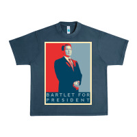 Midnight Navy Bartlet For President Lover Gift Urban Heavy Tee - maiPhamDesign