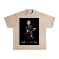 Saw I Want To Play A Game Picture Urban Heavy Tee | Teevron