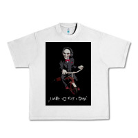 Lunar Rock Saw I Want To Play A Game Picture Urban Heavy Tee - maiPhamDesign