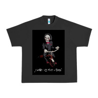 Pigment Black Saw I Want To Play A Game Picture Urban Heavy Tee - maiPhamDesign