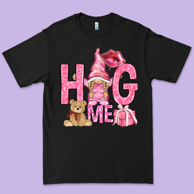 Hug Me With Gnome Hjf Premium Tee Designed By Howdyjamesfarm