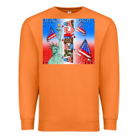 Carrot american flag  and america Premium Sweatshirt - AdoDesignShop