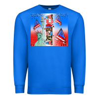 True Royal american flag  and america Premium Sweatshirt - AdoDesignShop