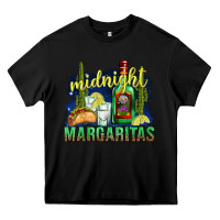 Black Midnight Margaritas Heavy Core Tee - texasbilliewilder