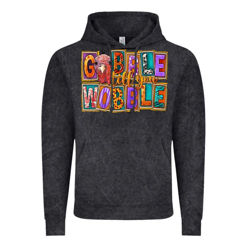 Gobble Till You Wobble Vintage Hoodie by FaDigitalArtStudio | Teevron
