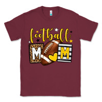 Burgundy Football mom yellow team color Classic Tee - HowdyJamesFarm
