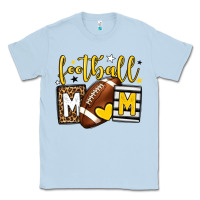 Dusty Blue Football mom yellow team color Classic Tee - HowdyJamesFarm
