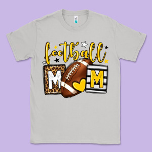 Football Mom Yellow Team Color Classic Tee Designed By Howdyjamesfarm