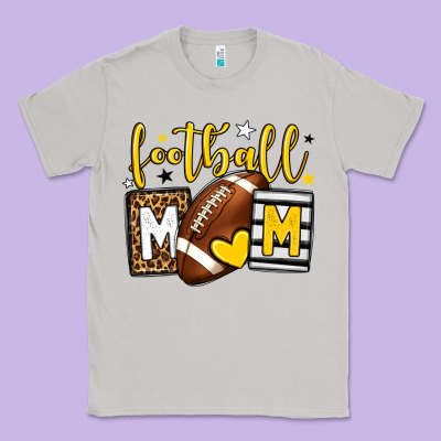 Football Mom Yellow Team Color Classic Tee Designed By Howdyjamesfarm
