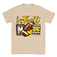 Mushroom Football mom yellow team color Classic Tee - HowdyJamesFarm