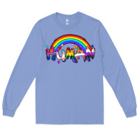Colony Blue Human pride Long Sleeve Tee - FaDigitalArtStudio