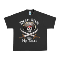 Pigment Black Dead Men Tell No Tales Funny Gifts Boy Girl Urban Heavy Tee - maiPhamDesign