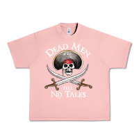 Salmon Dead Men Tell No Tales Funny Gifts Boy Girl Urban Heavy Tee - maiPhamDesign