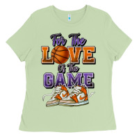 Matcha for the love of the game basketball Ladies Tee - HowdyJamesFarm