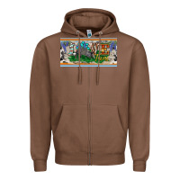 Chestnut love texas armadillo license plate Zipper Hoodie - BarkalooDesign