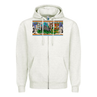 Oatmeal Heather love texas armadillo license plate Zipper Hoodie - BarkalooDesign