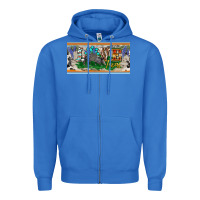 True Royal love texas armadillo license plate Zipper Hoodie - BarkalooDesign