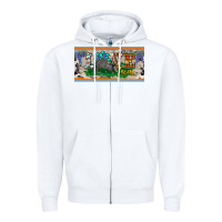 White love texas armadillo license plate Zipper Hoodie - BarkalooDesign