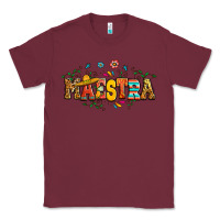Burgundy spanish maestra teacher Classic Tee - RanaPortraitStore
