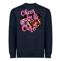 Navy cheer for the cure Heavyweight Sweatshirt - BarkalooDesign